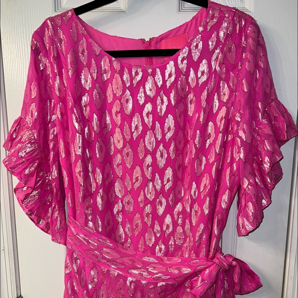 Lilly Pulitzer Pink Dress Size 16 XL